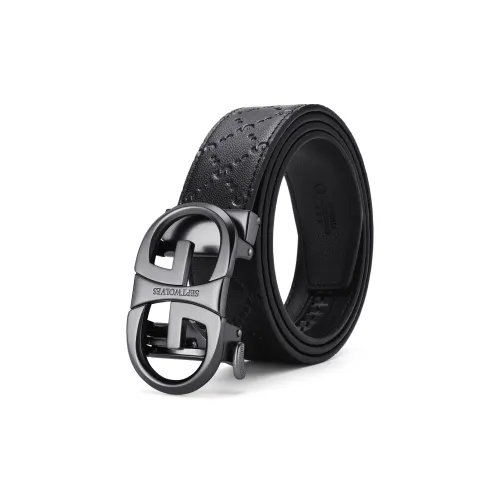 SEPTWOLVES Ремни из цинкового сплава кожа мужской ширина 3,5 см