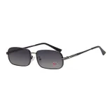 Черная оправа с градиентными серыми линзами