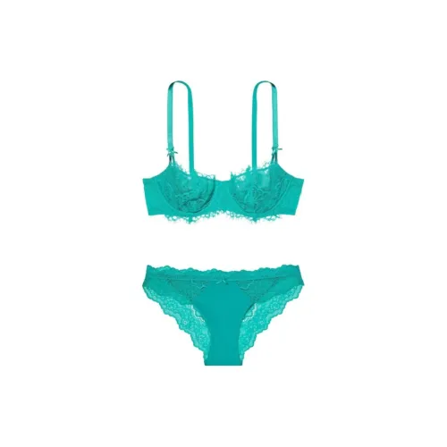 Victoria's Secret Комплект нижнего белья женский мятно-зеленый