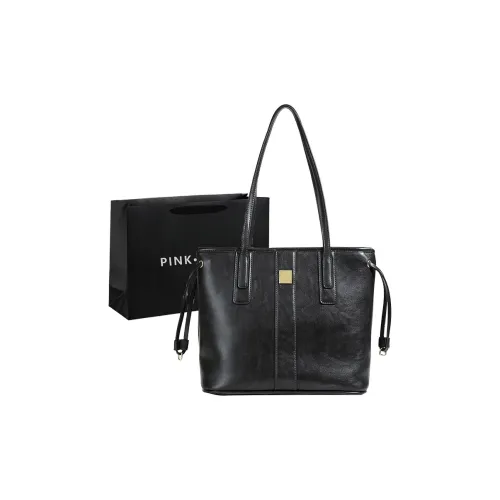 PINK·LAND ПУ (полиуретан) Сумка-тоут Сумка для покупок Сумка через плечо Женская Черная Кофейная Коричневая Грязная