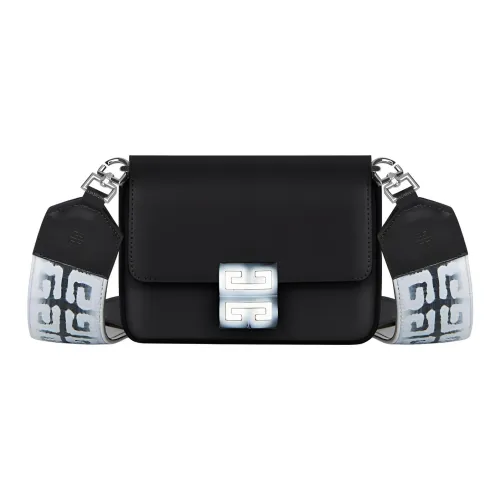 GIVENCHY Chito Коллаборация 4G Гладкая Телячья Кожа Сумка через плечо Маленькая Женская Черная