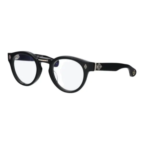 Chrome Hearts Ацетат OVAL SUNGLASSES Унисекс Черный