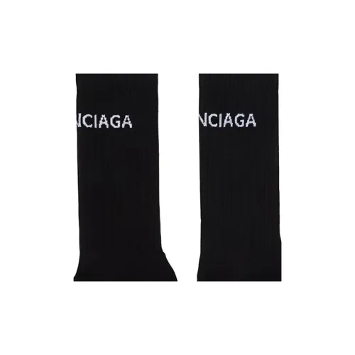 BALENCIAGA 1 шт Черные Женские Носки MID до икры