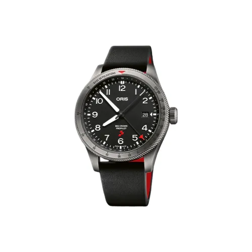 Oris Автоматический Механический Часы Мужские Часы 41,5 мм Черный Циферблат Нержавеющая Сталь PVD Покрытие Корпус Часов