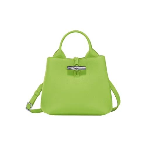 LONGCHAMP Le Roseau Сумка через плечо из коровьей кожи маленькая сумка женская зеленая