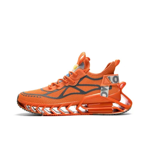 DAFK Амортизация Износостойкий Низкий Топ Повседневная Обувь Мужская Оранжевая