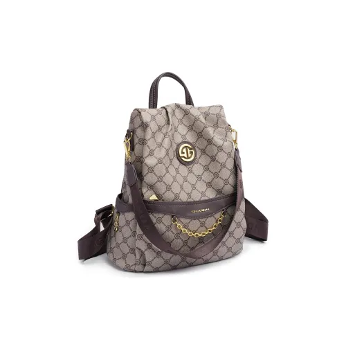 GELANDAI PVC Поливинилхлорид Рюкзак Большой Унисекс Серый