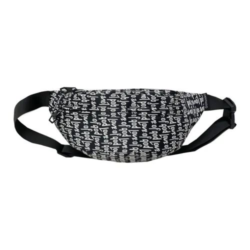 DCLOUD Композитная ткань Сумка через плечо Унисекс Черная с принтом буквы