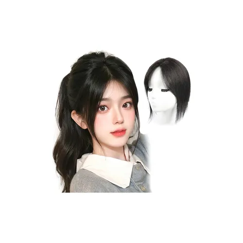 YUNQING Натуральный Invisibility Covers Серый Волосы и Bangs Волосы GROWTH Патч 25 см