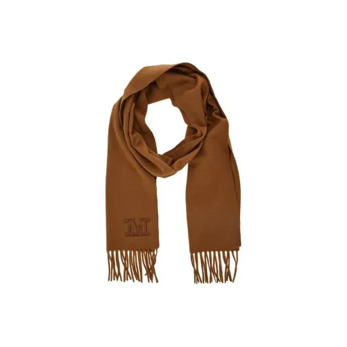 MaxMara Кашемир Вязаные Шарфы Женские Коричневый