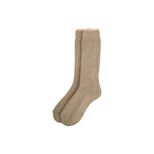 Yohji Yamamoto 1 Pack Beige Unisex MID Shin Носки