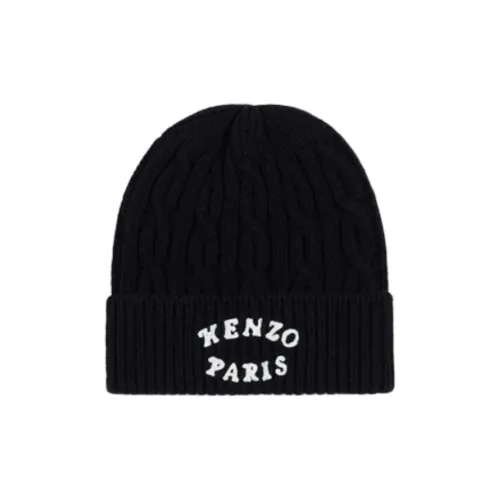 KENZO Шерсть Хлопок Шапки-бини Унисекс Черный