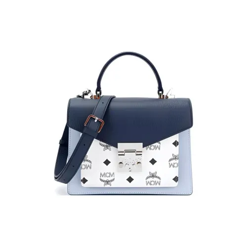 MCM Patricia Visetos Canvas Сумка через плечо Сумка Женская Синий