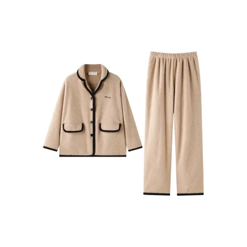 MEONSILL Пижамный комплект женский абрикосовый