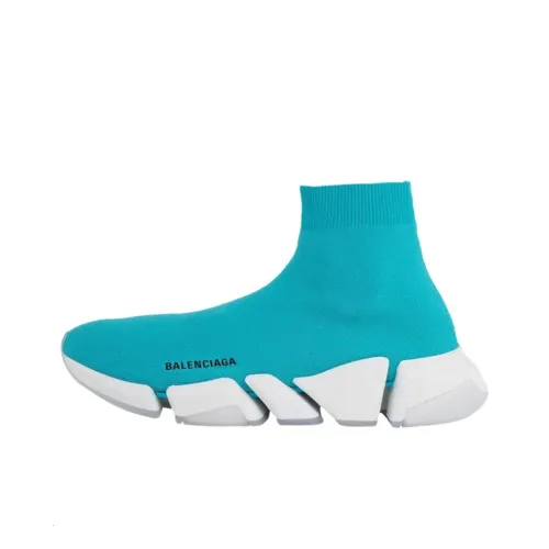 Balenciaga Speed 2,0 High Топ Повседневная обувь Мужская Синяя