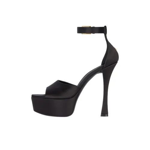 Givenchy 4G Liquid One Ремешок Сандалии 13 см Женские Черный