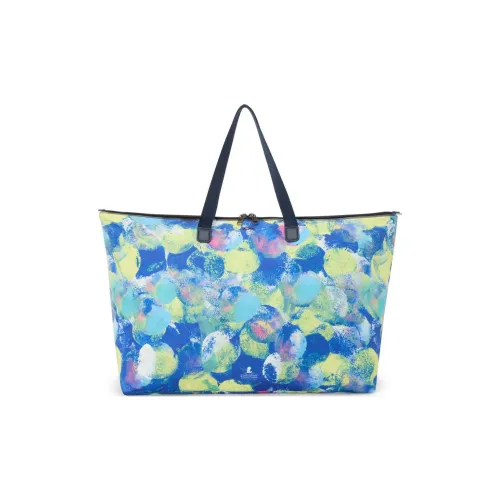 TUMI Ткань Тоут Сумка Сумка для покупок Сумка на плечо Сумка унисекс Синий и Многоцветный