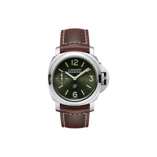 PANERAI LUMINO Collection Мужские часы Механизм с ручным заводом Циферблат 44 мм Зеленый корпус из нержавеющей стали