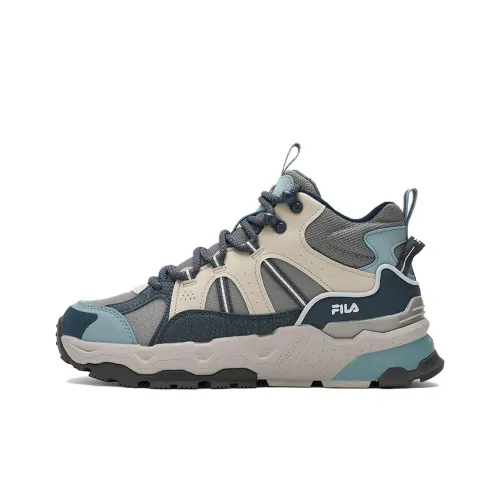 FILA Толстая подошва High Top Серо-синие Женские