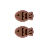 2 шт. коричневого