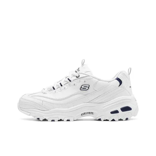 Skechers D'Lites 1,0 Low-Top Кроссовки с Белой Толстой Подошвой Женские