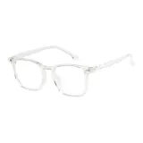 Прозрачная белая рамка с защитой от синего света линз