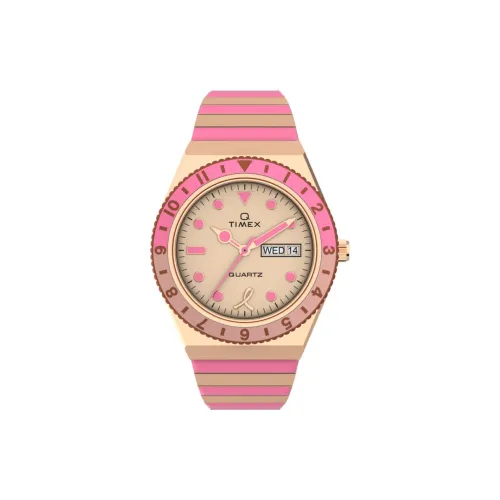 TIMEX BCRF Collection Женские часы Кварцевый механизм Ремешок из нержавеющей стали 36 мм Розовый циферблат Часы