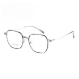 Темно-серый с серебряной оправой