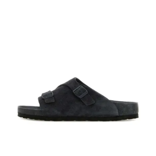 Birkenstock Slip-resistant Slippers Unisex Black Биркенсток Слипоны с противоскользящим эффектом Унисекс Черный