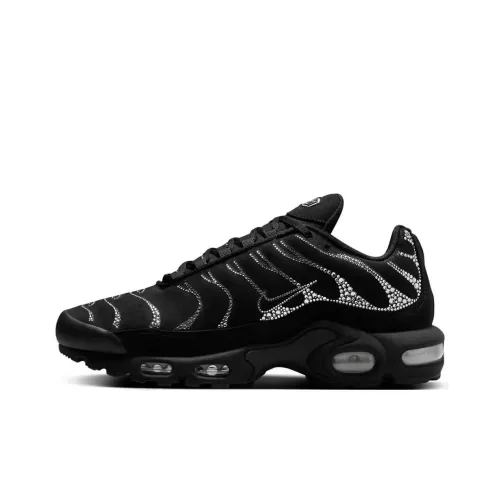 Swarovski x Nike Air Max Plus Low Top Повседневная обувь Женская Черная