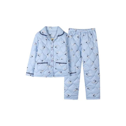 LEZIYUN Пижамный комплект женский синий