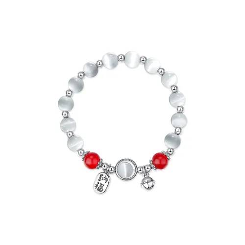 FAIRWHALE Стекло Кошачий глаз Нефритовые браслеты Женские