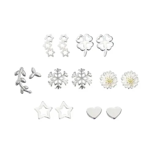 Shang Yinfu Сплав Серьги-гвоздики Унисекс