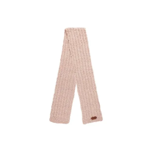 Chloe Тонкий вязаный шарф из мериносовой шерсти и шелка женский розовый