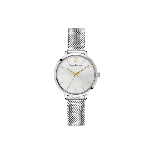 PierreLannier Chouquette Наручные часы Кварцевый механизм Серебристый циферблат Женские часы