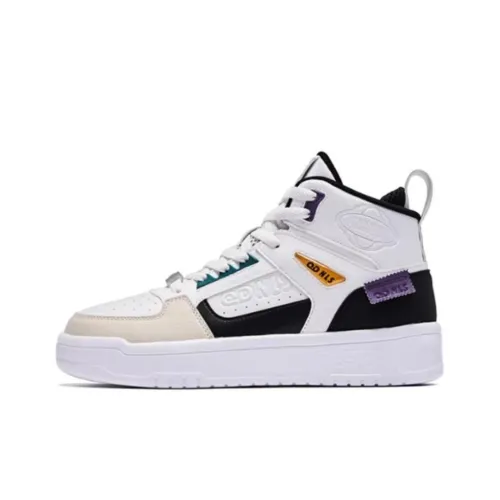 QIAODAN Скейтборд Кроссовки High Top Jordan Белый/Chigusa Мужской
