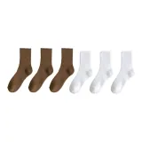 6 пачек (Темно-верблюжий 3 + Белый 3)