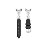 Черный с серебряной пряжкой