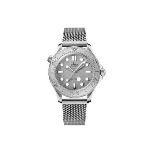 OMEGA Автоматический Механический Часы Мужские Seahorse Series 300m Diving Watch 42 мм Серые