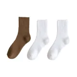 3 упаковки (Темно-верблюжий 1 + Белый 2)