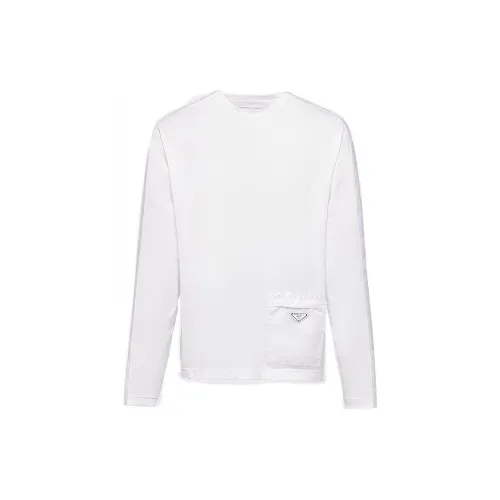 PRADA Белые Мужские T-рубашки