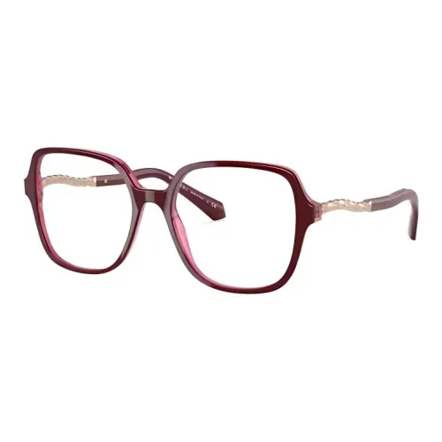 BVLGARI Ацетат Квадратные Оправы для Очков Женские Фиолетовые