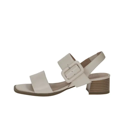 CAPRICE Siena One Strap Sandals 4CM Women's Beige