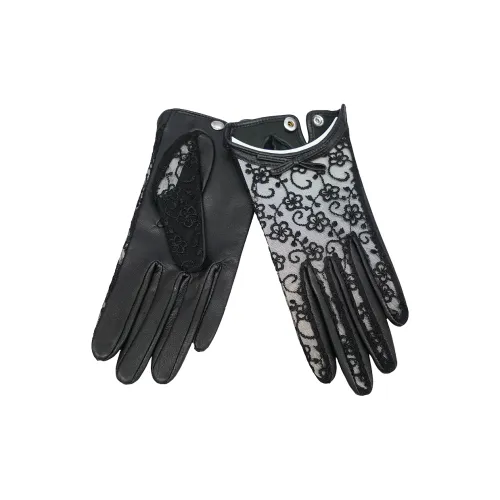 NOOLDERS Высококачественные овчинные перчатки женские черные