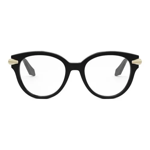 BVLGARI Ацетат Круглые Оправы для Очков Женские Черные