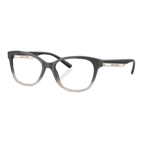 BVLGARI Ацетат Овальные Оправы для Очков Женские Черные