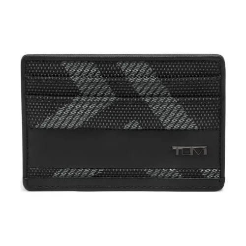 TUMI Мужской держатель для карт из ткани черный