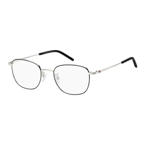 Tommy Hilfiger Квадратные Оправы для Очков Унисекс Серебристый Черный