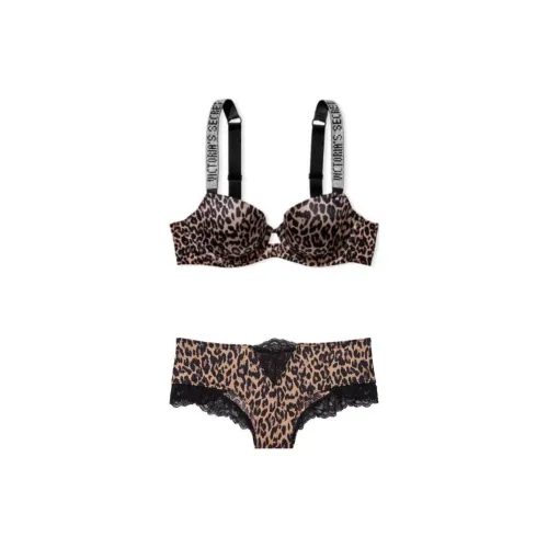 Victoria's Secret Комплект нижнего белья для женщин с леопардовым принтом