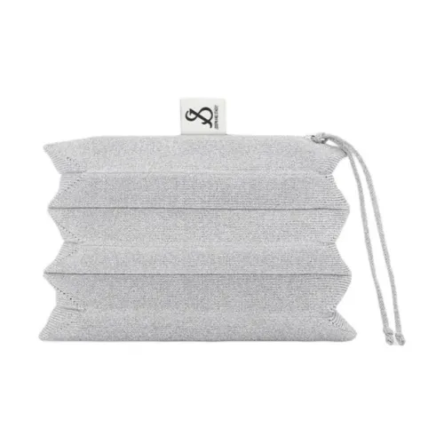 JOSEPH STACEY Переработанный полиэстер Клатч Маленький Женский Звездно-белый Золотой